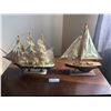 Image 1 : 2 x Model Sailboats