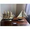 Image 2 : 2 x Model Sailboats