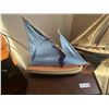 Image 4 : 2 x Model Sailboats (One w/ Broken Sail)