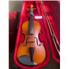 Image 2 : Violin with Bow, Case, and Rosin (Unknown Brand)