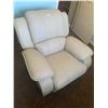 Image 2 : Leather-Style Rocking/Swiveling Reclining Chair