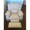 Image 3 : Leather-Style Rocking/Swiveling Reclining Chair