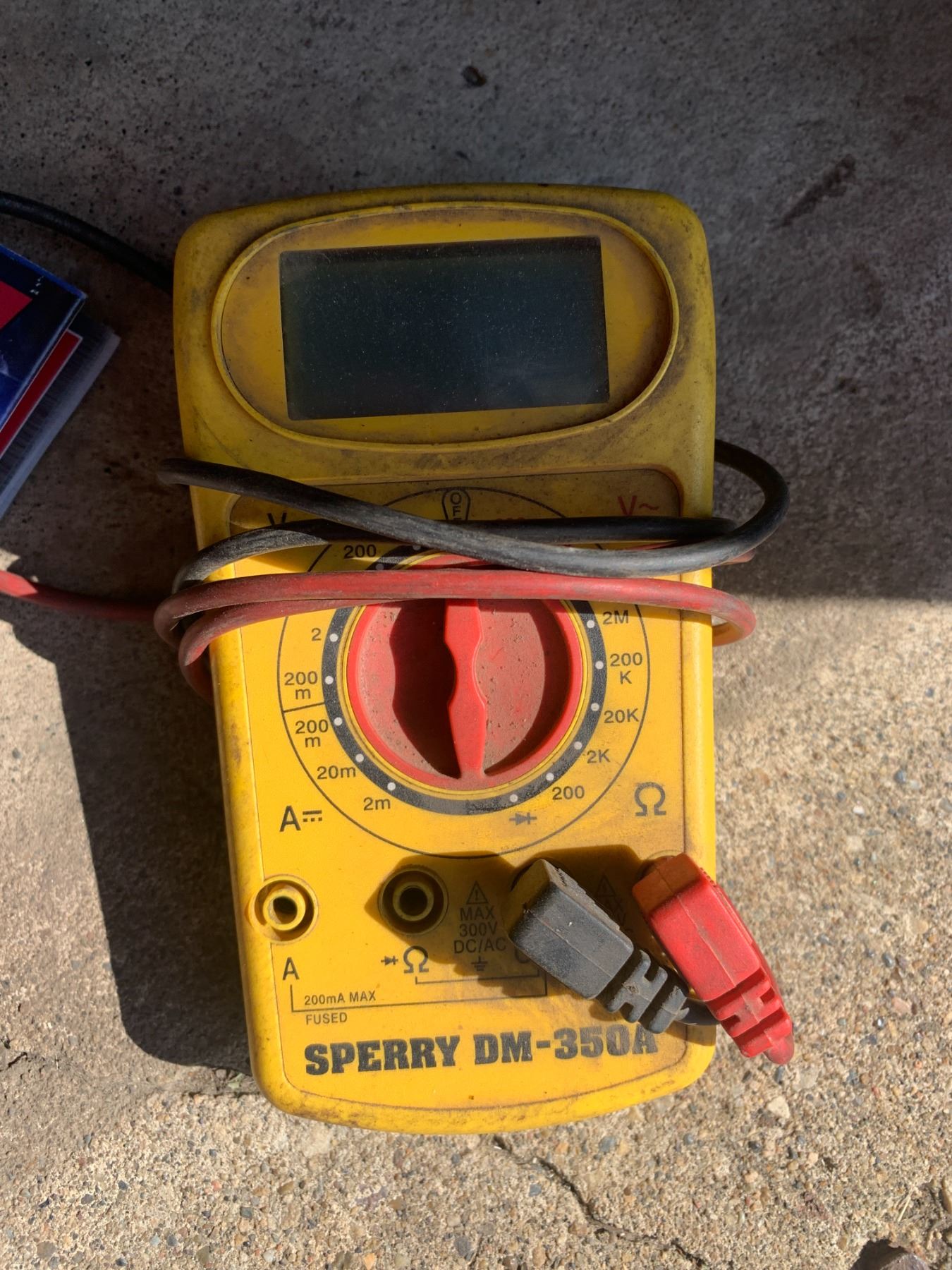Trailer Multimeter Light Ranger Mutt Trailer Light Tester Model 9101 and Sperry Multimeter ...