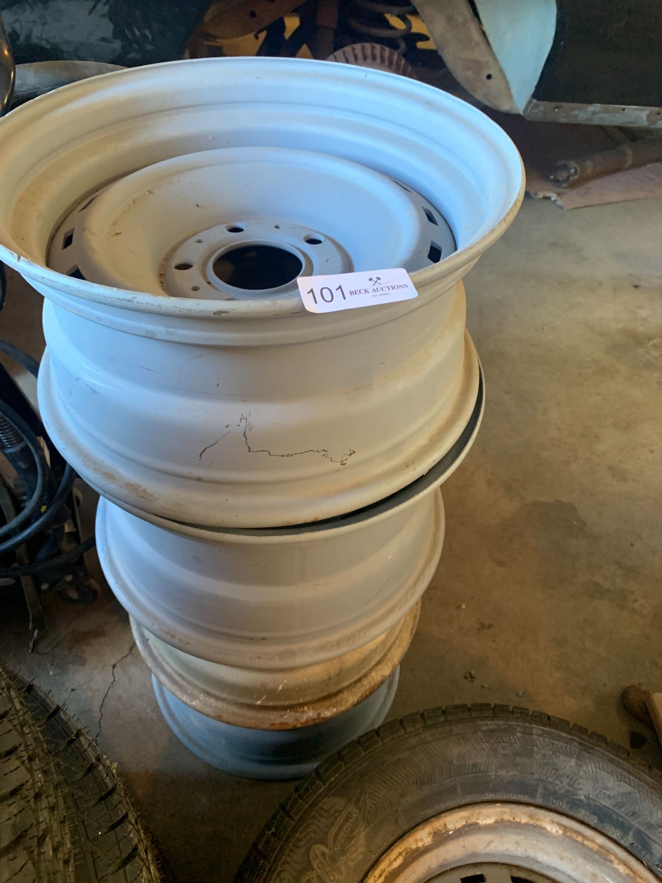 4 x 8-Inch Rims for Chevy Half-Ton