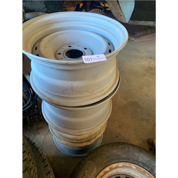 4 x 8-Inch Rims for Chevy Half-Ton