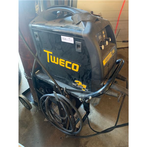 Tweco W1003141 Fabricator with 141i 3-in-1 MIG/Stick/TIG Welding System