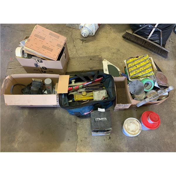 Assortment of Autobody Tools and Supplies