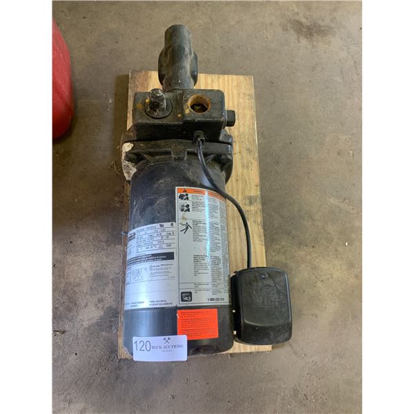 Mastercraft 1/2 HP Pump - Model 561471