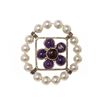Image 1 : Chanel Silver Camelia Pearl Brooch