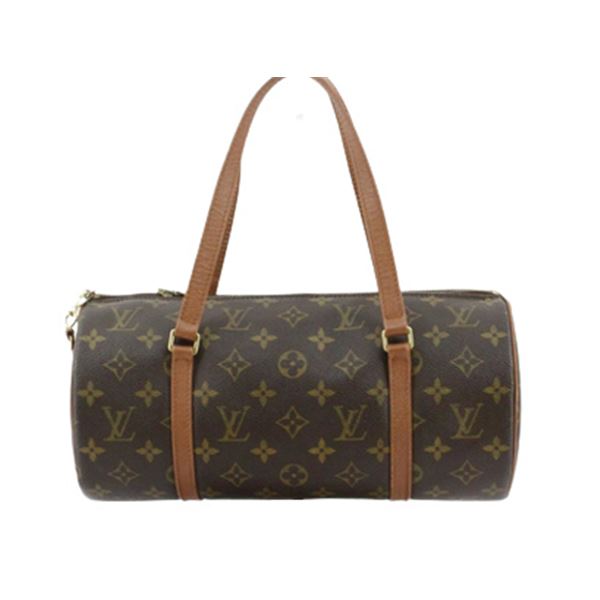 Louis Vuitton Brown Monogram Canvas Leather Papillon 30 cm Shoulder Bag