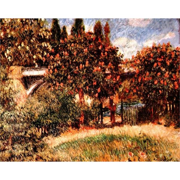 Renoir - Railway Bridge Of Chatou