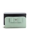 Image 1 : Prada Bow Zip Around Wallet Saffiano Leather Long