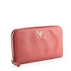 Image 1 : Prada Zip Around Wallet Saffiano Leather Long