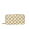 Image 1 : Louis Vuitton Damier Azur Canvas Leather Zippy Wallet