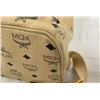 Image 8 : MCM Beige Monogram Visetos Canvas Leather Studs Stark Backpack