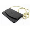 Image 4 : Chanel Black Caviar Leather Timeless CC Logo Wallet on Chain