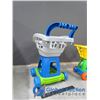 Image 6 : **(2) Plastic Kids Shopping Carts