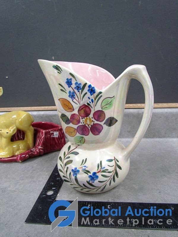 Holland Blue Delph Decor, Ornate Ceramic Vases, Pitcher, etc