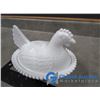 Image 2 : Milk Glass Hen on Nest