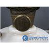 Image 6 : **Aladdin Milk Glass Oil Lamp