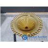Image 3 : Pedastal Amber Glass Bowl
