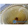 Image 4 : Pedastal Amber Glass Bowl