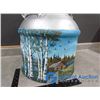 Image 2 : **Heavy Hand Painted Cream Can