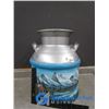 Image 7 : **Heavy Hand Painted Cream Can