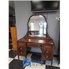 Image 1 : **Ornate Vintage Dressing Table w/Mirror