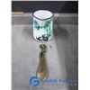 Image 1 : Enamel Pitcher and Brass Shoe Norn