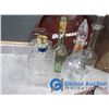 Image 3 : Glass Bottles and Decanters, Tray and BottleHolders