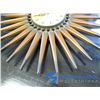 Image 4 : **Vintage Sunburst Wall Clock