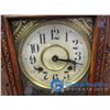Image 4 : **Vintage Wooden Ornate Wall Clock