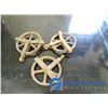 Image 1 : (3) Vintage Pullys