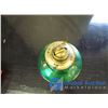 Image 7 : Green Glass Oil Lamp