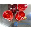 Image 3 : Assorted Ruby Red Glass Items