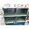 Image 2 : **Dark Green Metal 8-Cubby Storage Unit