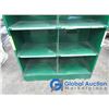 Image 2 : **Green Metal 8-Cubby Storage Unit