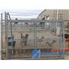 Image 3 : **(2) 105" Chainlink Gates w/Barbed Wire Tops - BID PRICE PER GATE, TIMES 2