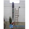 Image 1 : **Blanket Ladder, Plant Pot Holder, Fake Plant Decor