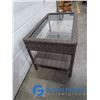Image 2 : **Wicker Look Outdoor Coffee Table