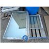 Image 1 : **Large Assortment of Single Pane Windows - Aluminum Frames