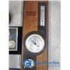 Image 1 : Metal in Display, Pins, Wall Thermometer/Barometer