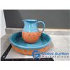 Image 1 : Ceramic Picher and Dish