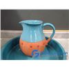 Image 3 : Ceramic Picher and Dish