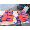 Image 8 : (5) Assorted Life Jackets