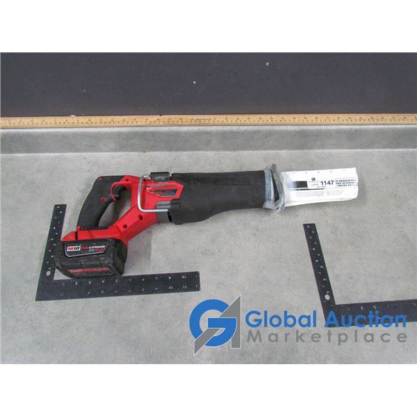 Milwaukee Sawzall Reciprocating Saw w/ M18 Battery