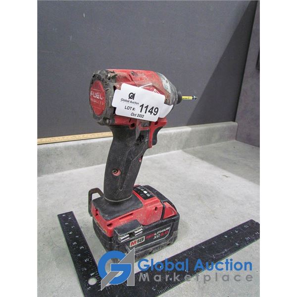 Milwaukee Impact Drill W/Battery