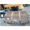 Image 2 : **Vintage Large Wooden Trunk