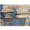 Image 5 : **Vintage Large Wooden Trunk